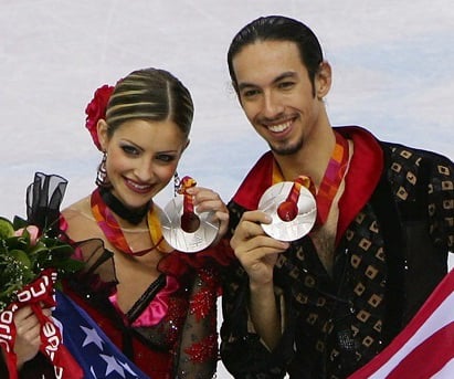 Tanith Belbin and Ben Agosto with Olympic Silver Medals